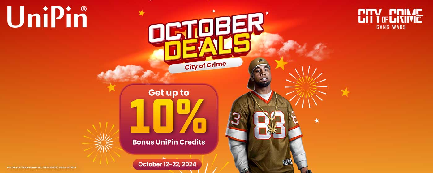 October Deals: City of Crime (PH)